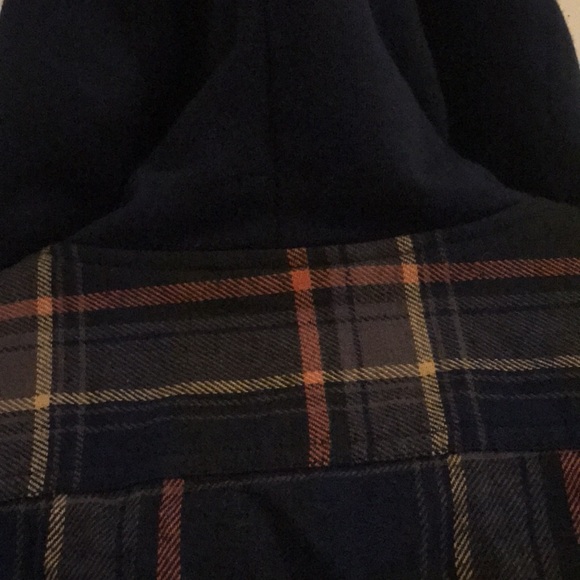 EXPRESS PLAID BUTTON DOWN HOODIE - Picture 7 of 7